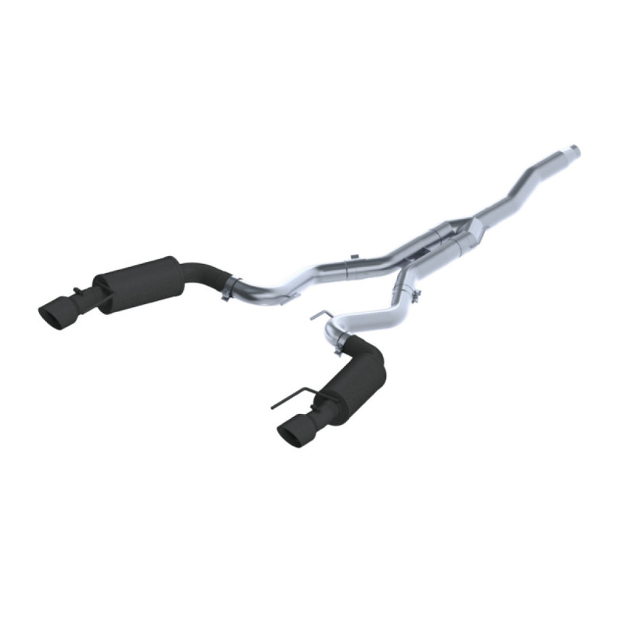 3" Cat-Back Exhaust 4.5" Tips Ford Mustang 2.3L EcoBoost 15-24